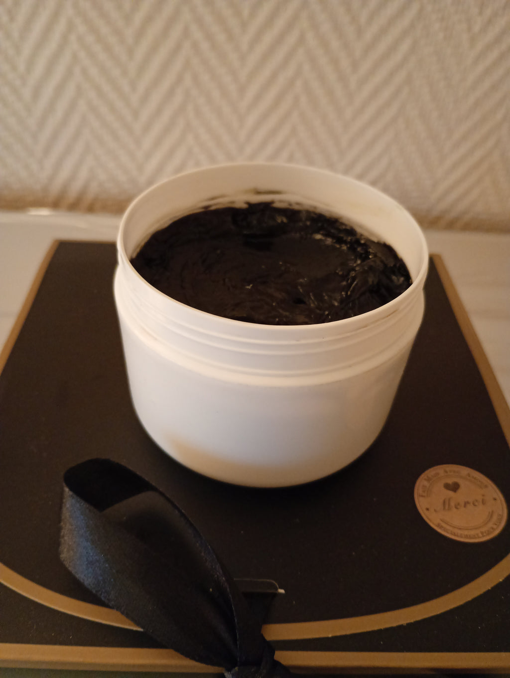 SAVON NOIR BIO HENNE ET CHARBON GLUE  200g PREMIUM